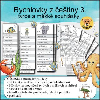 Ke koupi zde ➡️ https://www.ucitelnice.cz/produkt/24980 Další z rychlovek. Tentokrát na procvičení tvrdých a měkkých...